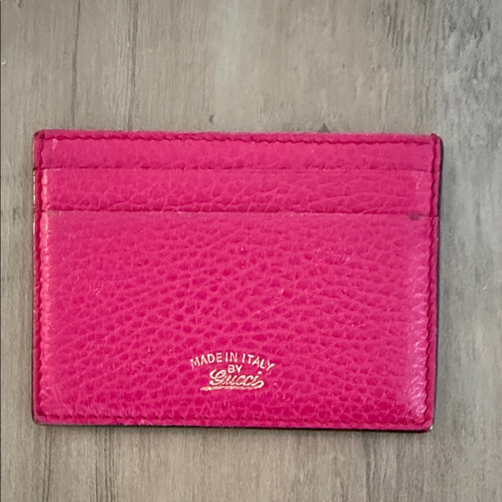 Gucci Swing Business Leather Card Case